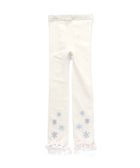 【エフオー オンラインストア/F.O.Online Store / KIDS】のお花・雪柄裾レースレギンス アイボリー|ID: prp329100004729141 ipo3291000000034165168