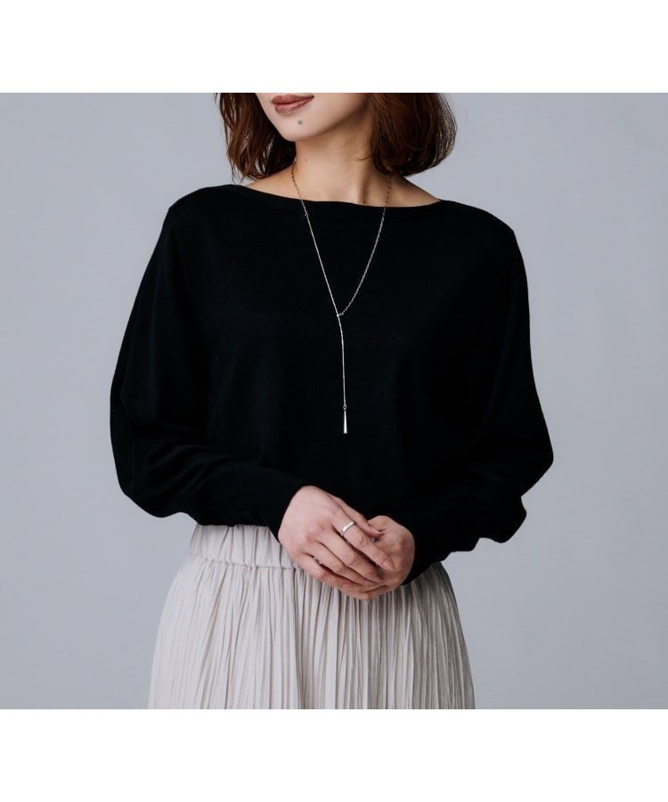 【アンタイトル/UNTITLED】の【アンサンブル可/薄手/オフィス】シルクウールカシミヤ ドルマンスリーブニット インテリア・キッズ・メンズ・レディースファッション・服の通販 founy(ファニー) ファッション Fashion レディースファッション Fashion for Women トップス・カットソー Cut & Sew Tops ニット Knit Tops & Sweaters アンサンブルニット Knit Ensembles & Twin Sets アンサンブル Ensemble Set クール Cool, Chic コンパクト Compact, Small Size シルク Silk, 100% Silk スマート Smart, Elegant スリット Slit, Slit Detail デコルテ Décolleté, Neckline フェミニン Feminine, Girly フレア Flare, Flared プリーツ Pleats, Pleated 羽織 Haori, Light Jacket ミックス Mix, Mixed Style ワイド Wide, Wide Fit エレガント 上品 Elegant ブラック|ID: prp329100004729146 ipo3291000000034437769