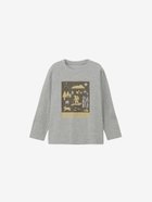 【ザ ノース フェイス/THE NORTH FACE / KIDS】の【公式】ロングスリーブシレトコトコティー(キッズ) ミックスグレー|ID: prp329100004729157 ipo3291000000034165234