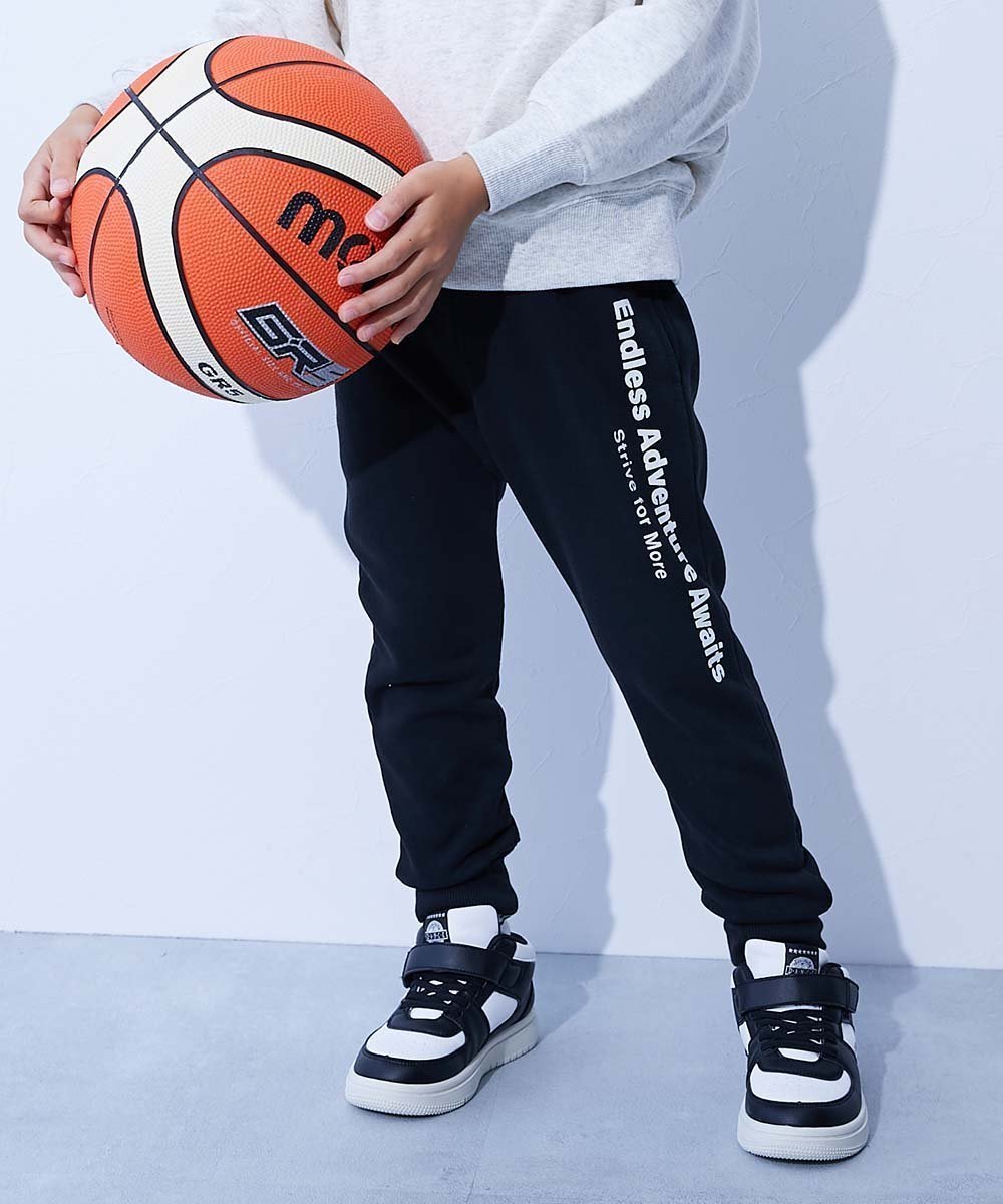 【デビロック/devirock / KIDS】のデビラボ プリント スウェットパンツ スウェットパンツ ロングパンツ ボトムス 25AW インテリア・キッズ・メンズ・レディースファッション・服の通販 founy(ファニー) 　ファッション　Fashion　キッズファッション　Fashion for Kids　ボトムス　Bottoms　シンプル　Simple, Minimal　プリント　Print, Printed Pattern　ロング　Long, Long-Length　おすすめ　Recommended / Our Picks　2025年　2025　2025-2026秋冬・A/W　Autumn/Winter 2025–26 AW25–26　001-ホワイトロゴ-ブラック|ID: prp329100004729170 ipo3291000000034165289