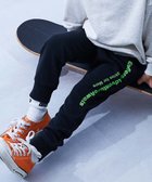 【デビロック/devirock / KIDS】のデビラボ プリント スウェットパンツ スウェットパンツ ロングパンツ ボトムス 25AW 002-グリーンロゴ-ブラック|ID: prp329100004729170 ipo3291000000034165290