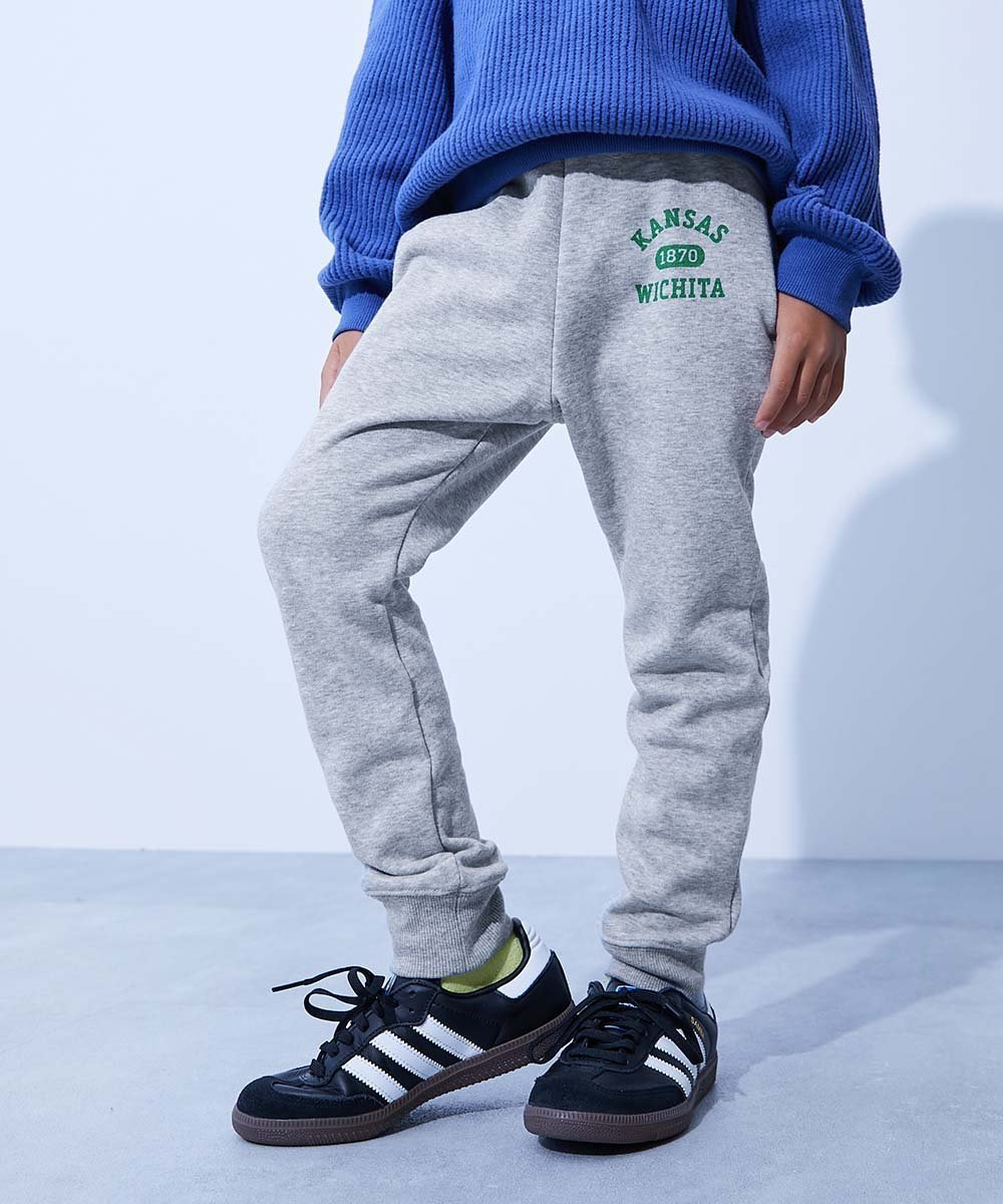 【デビロック/devirock / KIDS】のデビラボ プリント スウェットパンツ スウェットパンツ ロングパンツ ボトムス 25AW インテリア・キッズ・メンズ・レディースファッション・服の通販 founy(ファニー) 　ファッション　Fashion　キッズファッション　Fashion for Kids　ボトムス　Bottoms　シンプル　Simple, Minimal　プリント　Print, Printed Pattern　ロング　Long, Long-Length　おすすめ　Recommended / Our Picks　2025年　2025　2025-2026秋冬・A/W　Autumn/Winter 2025–26 AW25–26　004-カレッジS-杢グレー|ID: prp329100004729170 ipo3291000000034165291