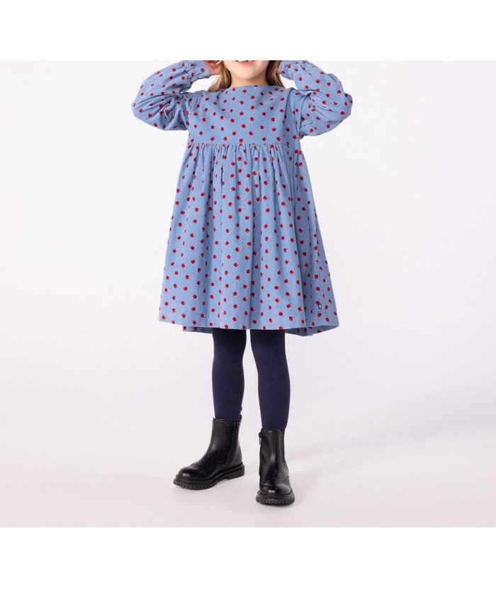 【プチバトー/PETIT BATEAU / KIDS】のワンピース インテリア・キッズ・メンズ・レディースファッション・服の通販 founy(ファニー) https://founy.com/ ファッション Fashion キッズファッション Fashion for Kids ワンピース Dresses ギャザー Gathered, Ruffled |ID: prp329100004729172 ipo3291000000034165303