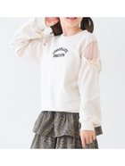 【コカ/coca / KIDS】のキッズ 肩あきチュールスウェットトップス Ivory|ID: prp329100004729174 ipo3291000000034165311