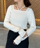 【ゼヴォン/Thevon】のチャーム付きホルターネックリブプルオーバー 人気、トレンドファッション・服の通販 founy(ファニー) ファッション Fashion レディースファッション Fashion for Women トップス・カットソー Cut & Sew Tops カジュアルプルオーバー・ニットトップス Pullovers & Knit Tops / Casual Pullovers スラックス Slacks, Dress Pants チャーム Charm, Pendant デコルテ Décolleté, Neckline フレア Flare, Flared マーメイド Mermaid, Fishtail Silhouette ワイド Wide, Wide Fit 再入荷 Restock / Back in Stock おすすめ Recommended / Our Picks 2025年 2025 2025-2026秋冬・A/W Autumn/Winter 2025–26 AW25–26 thumbnail アイボリー|ID: prp329100004729236 ipo3291000000034900952