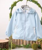 【パンパンテュテュ/panpantutu / KIDS】のUVcutチュールフリルウインドブレーカー 人気、トレンドファッション・服の通販 founy(ファニー) ファッション Fashion キッズファッション Fashion for Kids コンパクト Compact, Small Size スタンド Stand Collar, Upright Stand フラワー Flower, Floral メッシュ Mesh, Net Fabric 軽量 Lightweight, Ultra Light thumbnail フレンチブルー|ID: prp329100004729258 ipo3291000000034165628