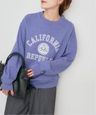 【スピック&スパン/Spick & Span】のSLOPPY SUPPLY / スラッピーサプライ REPUBLIC スウェット 人気、トレンドファッション・服の通販 founy(ファニー) ファッション Fashion レディースファッション Fashion for Women トップス・カットソー Cut & Sew Tops レディースパーカー・カジュアルフーディー Casual Hoodies & Sweatshirts スウェット・クルーネックトップス Sweatshirts & Crewnecks / Relaxed Fit Sweat Tops ショルダー Shoulder, Shoulder Strap スウェット / スエット Sweatshirt, Sweatwear トレンド Trend, Trending Now ドロップ Drop Shoulder, Dropped Style プリント Print, Printed Pattern ベーシック Basic, Essential ボトム Bottoms, Lower Wear thumbnail ブルー A|ID: prp329100004729260 ipo3291000000034967722