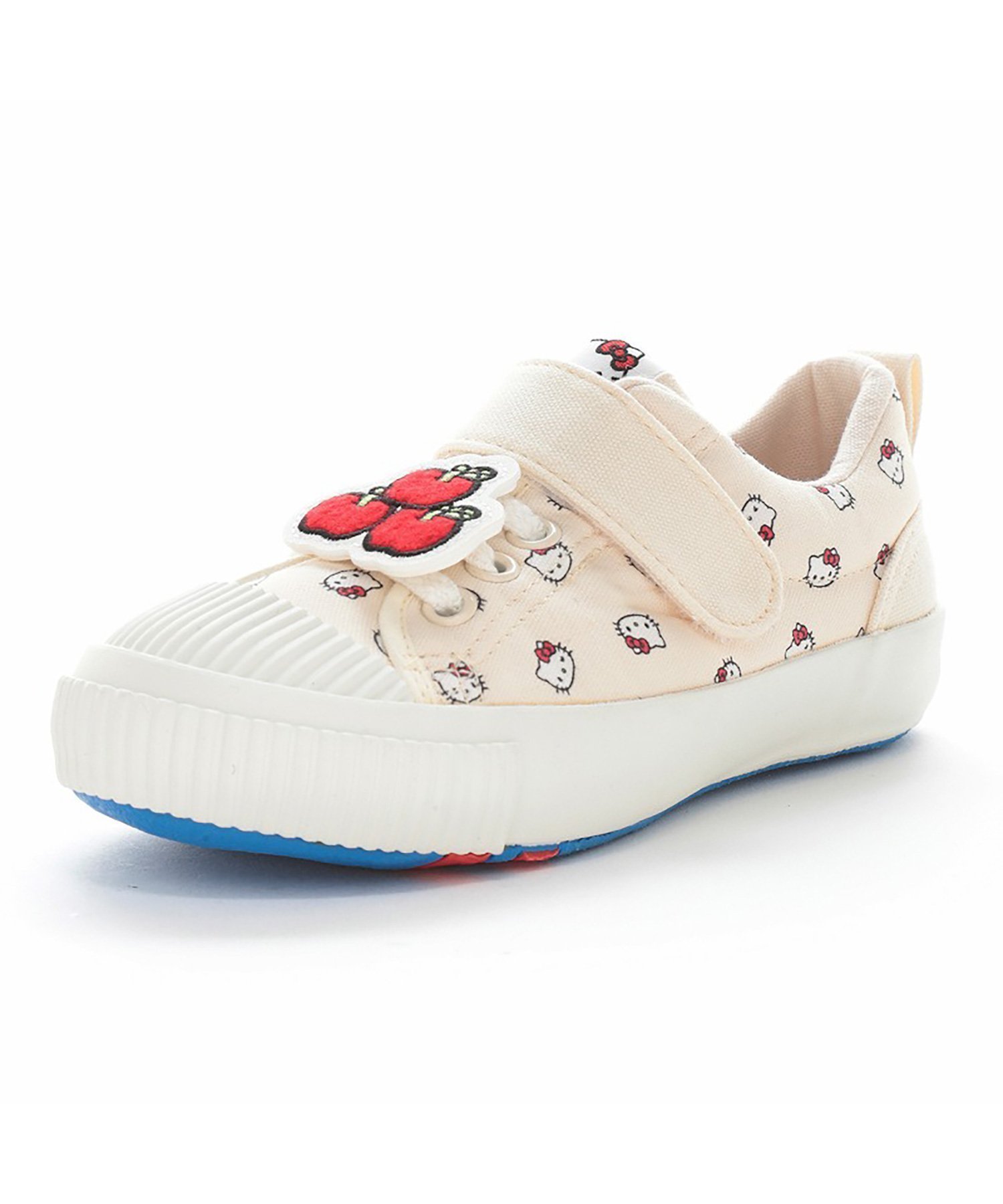 【ムーンスター/MOONSTAR / KIDS】の【MoonStar】CR C40KT アイボリー キッズスニーカー ハローキティ 人気、トレンドファッション・服の通販 founy(ファニー) 　ファッション　Fashion　キッズファッション　Fashion for Kids　インソール　Shoe Insole　洗える　Machine Washable　抗菌　Antibacterial, Bacteria-Resistant　シンプル　Simple, Minimal　ボックス　Boxy, Box Shape　モチーフ　Motif, Design Theme　 other-1|ID: prp329100004729269 ipo3291000000034165685