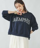 【グローバルワーク/GLOBAL WORK】の乾きやすいスウェットプリント長袖/286082 ネイビー刺繍カレッジ88|ID: prp329100004729294 ipo3291000000034259033