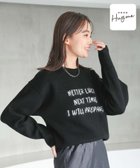 【グローバルワーク/GLOBAL WORK】のフワフワHugmeロゴプルオーバー/147156 人気、トレンドファッション・服の通販 founy(ファニー) ファッション Fashion レディースファッション Fashion for Women トップス・カットソー Cut & Sew Tops カジュアルプルオーバー・ニットトップス Pullovers & Knit Tops / Casual Pullovers おすすめ Recommended / Our Picks クラシカル Classical, Vintage-Inspired スウェット / スエット Sweatshirt, Sweatwear ボトム Bottoms, Lower Wear thumbnail ブラック*手書き風ロゴ09|ID: prp329100004729302 ipo3291000000034506664