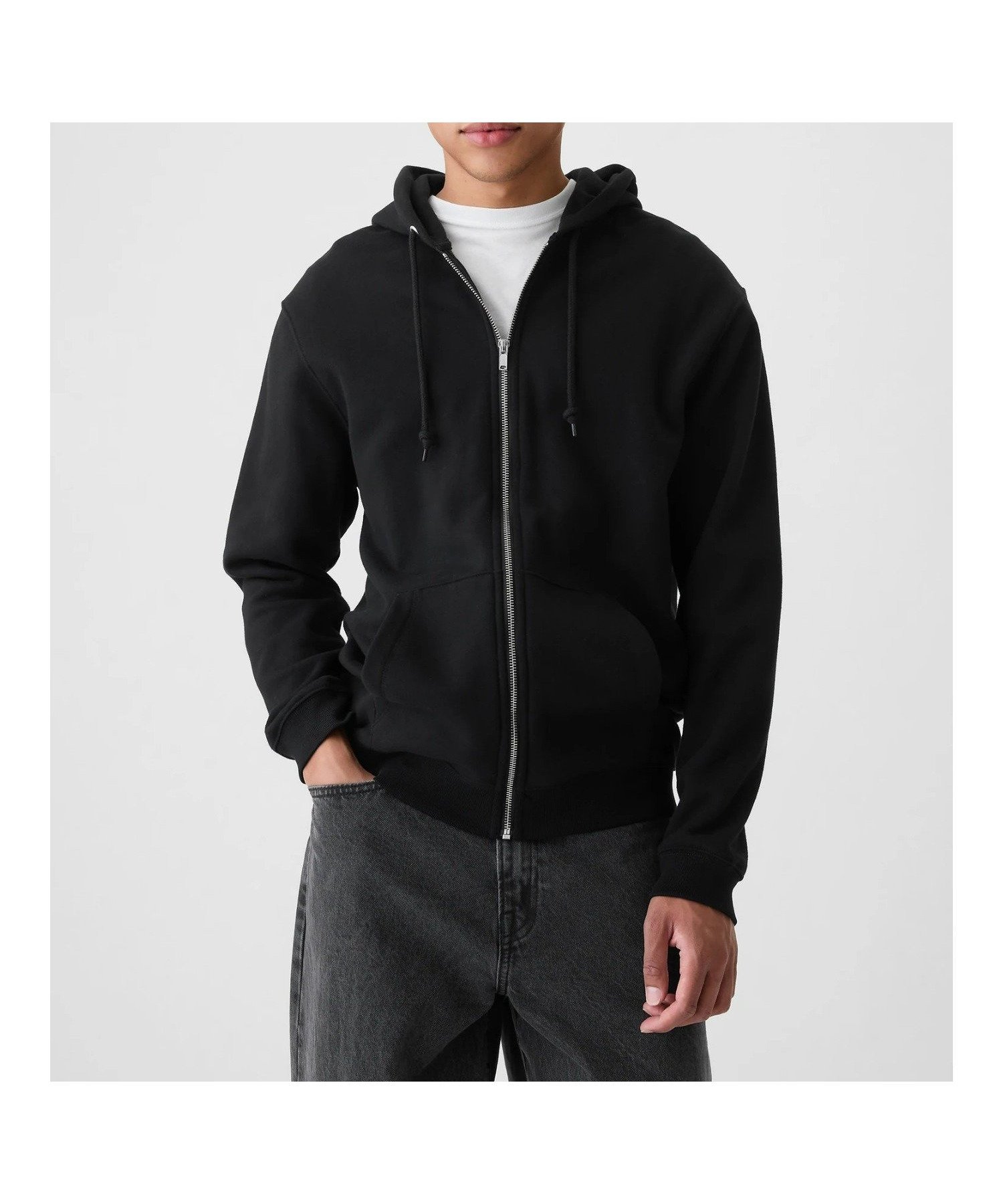 【ギャップ/GAP】のヴィンテージソフト ジップアップパーカー インテリア・キッズ・メンズ・レディースファッション・服の通販 founy(ファニー) 　ファッション　Fashion　レディースファッション　Fashion for Women　トップス・カットソー　Cut & Sew Tops　レディースパーカー・カジュアルフーディー　Casual Hoodies & Sweatshirts　インナー　Innerwear　シンプル　Simple, Minimal　TRUE_BLACK_V2|ID: prp329100004729335 ipo3291000000034251085