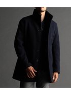 【ニコル/NICOLE / MEN】の【24年モデル EC限定再販売】アラカルトハイブリットメルトン スタンドコート 67ネイビー|ID: prp329100004729344 ipo3291000000034216883