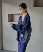 【レプシィム ローリーズファーム/LEPSIM LOWRYS FARM】の7ゲージリブVネックカーディガン ネイビー88|ID: prp329100004729345 ipo3291000000034690365