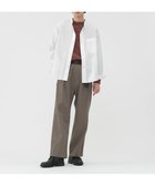【マーガレット ハウエル/MARGARET HOWELL / MEN】のWOOL COTTON TWILL TROUSERS DARK STONE4|ID: prp329100004729431 ipo3291000000034216812