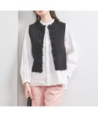 【ユナイテッドアローズ/UNITED ARROWS】の3D フラワーモチーフ ニットベスト BLACK|ID: prp329100004729450 ipo3291000000034516479