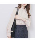 【インデックス/INDEX】のサテンバンドカラーブラウス【洗濯機OK/イージーアイロン】 人気、トレンドファッション・服の通販 founy(ファニー) ファッション Fashion レディースファッション Fashion for Women トップス・カットソー Cut & Sew Tops シャツ・ブラウス・オフィスカジュアル Elegant Blouses & Button-Ups エレガント 上品 Elegant 洗える Machine Washable カフス Cuff Design ギャザー Gathered, Ruffled サテン Satin, Glossy Fabric シンプル Simple, Minimal スマート Smart, Elegant トレンド Trend, Trending Now ドレープ Drape, Draping Fabric なめらか Smooth, Silky Texture バランス Balance, Style Balance パウダー Powder, Soft Tone フロント Front, Front Design thumbnail グレージュ|ID: prp329100004729457 ipo3291000000034235135