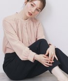【インデックス/INDEX】のサテンバンドカラーブラウス【洗濯機OK/イージーアイロン】 人気、トレンドファッション・服の通販 founy(ファニー) ファッション Fashion レディースファッション Fashion for Women トップス・カットソー Cut & Sew Tops シャツ・ブラウス・オフィスカジュアル Elegant Blouses & Button-Ups エレガント 上品 Elegant 洗える Machine Washable カフス Cuff Design ギャザー Gathered, Ruffled サテン Satin, Glossy Fabric シンプル Simple, Minimal スマート Smart, Elegant トレンド Trend, Trending Now ドレープ Drape, Draping Fabric なめらか Smooth, Silky Texture バランス Balance, Style Balance パウダー Powder, Soft Tone フロント Front, Front Design thumbnail ライトピンク|ID: prp329100004729457 ipo3291000000034235136
