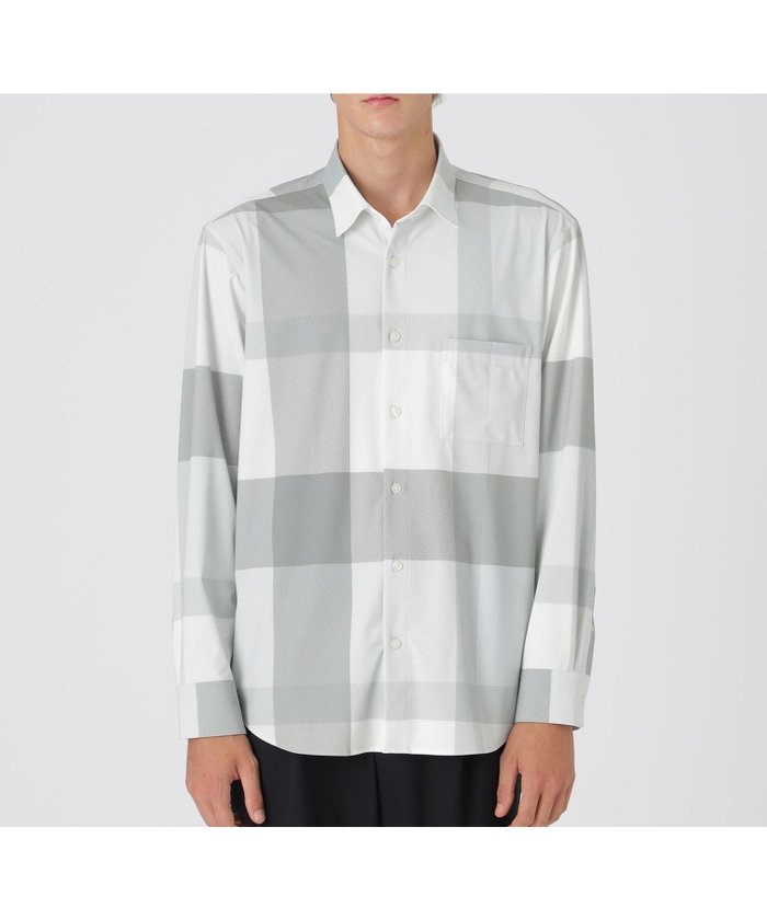 【ブルーレーベル ブラックレーベル クレストブリッジ/BLUE LABEL BLACK LABEL CRESTBRIDGE / MEN】のトリコットクレストブリッジチェックシャツ インテリア・キッズ・メンズ・レディースファッション・服の通販 founy(ファニー) https://founy.com/ ファッション Fashion メンズファッション Fashion for Men ストレッチ Stretch, Stretchy Fabric トレンド Trend, Trending Now フィット Fit, Slim Fit プリント Print, Printed Pattern リラックス Relax, Relaxed Fit |ID: prp329100004729481 ipo3291000000034201643