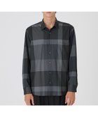 【ブルーレーベル ブラックレーベル クレストブリッジ/BLUE LABEL BLACK LABEL CRESTBRIDGE / MEN】のトリコットクレストブリッジチェックシャツ ネイビー|ID: prp329100004729481 ipo3291000000034201647