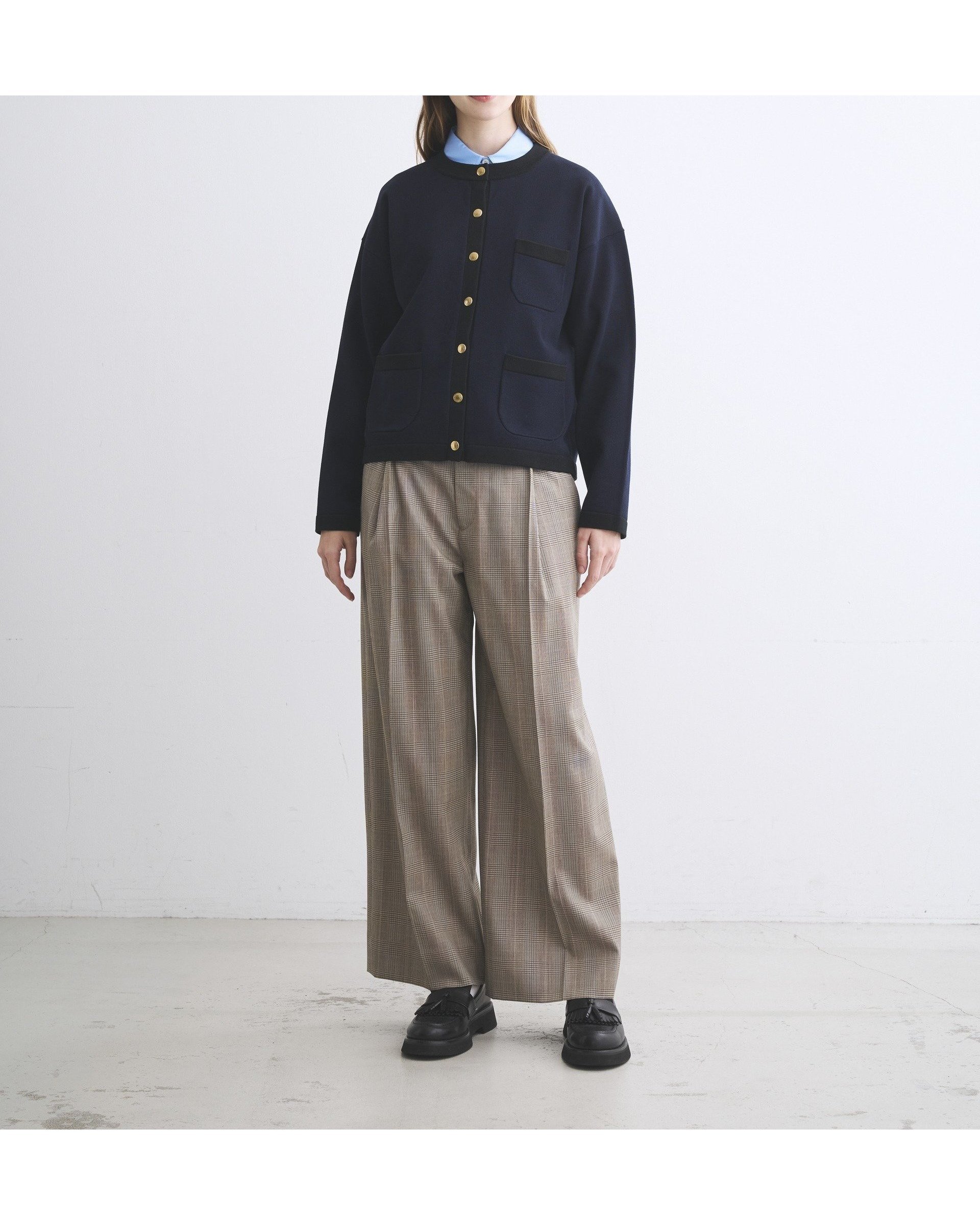 【トラディショナル ウェザーウェア/TWW / Traditional Weatherwear】のARKLEY KNIT インテリア・キッズ・メンズ・レディースファッション・服の通販 founy(ファニー) 　ファッション　Fashion　レディースファッション　Fashion for Women　トップス・カットソー　Cut & Sew Tops　ニット　Knit Tops & Sweaters　バランス　Balance, Style Balance　ブロック　Block, Solid Block Pattern　ネイビー×ブラック|ID: prp329100004729513 ipo3291000000034239617