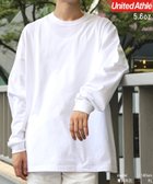 【セットアップセブン/SETUP7】のUNITED ATHLE/5.6オンス ビッグシルエットロングスリーブTEE 5509 WHT|ID: prp329100004730046 ipo3291000000034466862