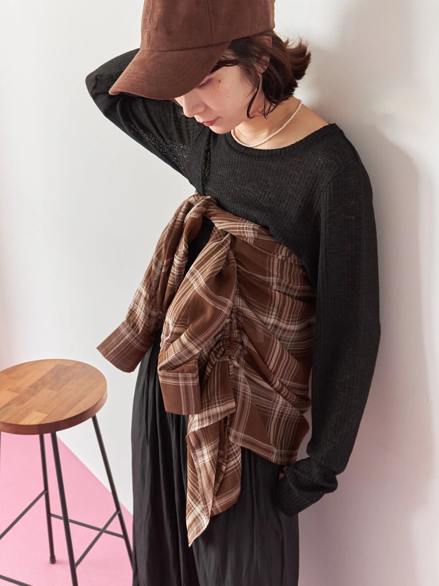 【サマンサモスモス/Samansa Mos2】のシアーリブロンT 人気、トレンドファッション・服の通販 founy(ファニー) 　ファッション　Fashion　レディースファッション　Fashion for Women　トップス・カットソー　Cut & Sew Tops　ロングTシャツ・Tシャツ　Longline T-Shirts & Tees　インナー　Innerwear　シアー　Sheer, See-Through　フィット　Fit, Slim Fit　フォルム　Silhouette, Form　ベーシック　Basic, Essential　ロング　Long, Long-Length　 other-1|ID: prp329100004730051 ipo3291000000034350838