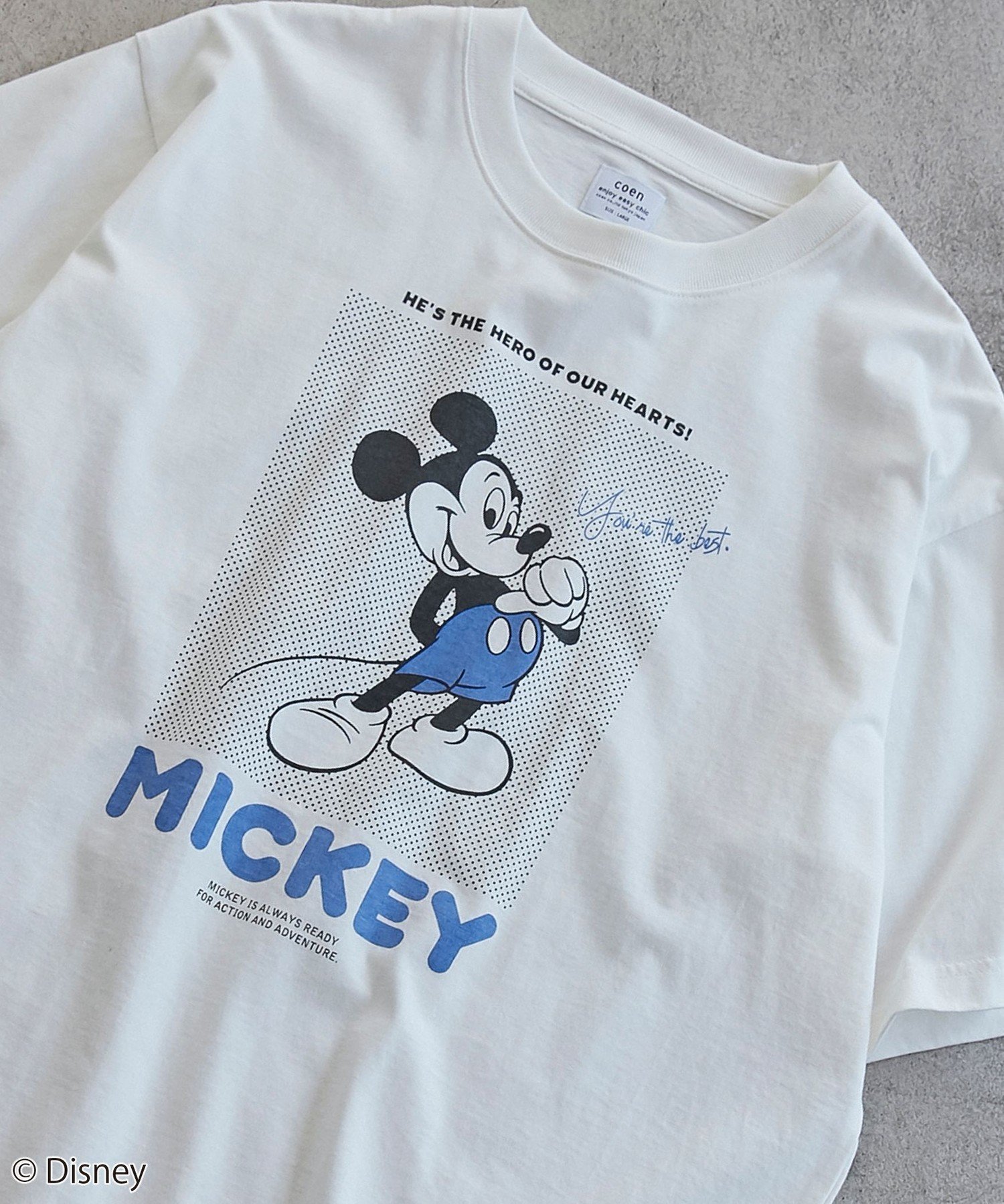 【コーエン/COEN】のcoen限定/Disney(ディズニー)フロントプリントTシャツ 人気、トレンドファッション・服の通販 founy(ファニー)  ファッション Fashion レディースファッション Fashion for Women トップス・カットソー Cut & Sew Tops シャツ・ブラウス・オフィスカジュアル Elegant Blouses & Button-Ups ロングTシャツ・Tシャツ Longline T-Shirts & Tees カーディガン Cardigan, Knitwear ジャケット Jacket, Outerwear トレンド Trend, Trending Now ドット Polka Dot, Dot Pattern フロント Front, Front Design プリント Print, Printed Pattern おすすめ Recommended / Our Picks  other-1|ID: prp329100004730063 ipo3291000000034350761