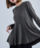 【ビーフラット/bflat】の【M-5L】ペプラムフレアトップス 長袖 ロングスリーブ カットソー ペプラム 人気、トレンドファッション・服の通販 founy(ファニー) ファッション Fashion レディースファッション Fashion for Women トップス・カットソー Cut & Sew Tops カットソー・ベーシックTシャツ Cut-and-Sewn Tops / Stretch Tees & Basics おすすめ Recommended / Our Picks カットソー Cut and Sewn Top ジャケット Jacket, Outerwear スラックス Slacks, Dress Pants スリーブ Sleeve, Long Sleeve / Short Sleeve デニム Denim, Jeans Material ビッグ Big, Oversized フェミニン Feminine, Girly フレア Flare, Flared ベーシック Basic, Essential ペプラム Peplum, Flared Hem ロング Long, Long-Length エレガント 上品 Elegant 楽ちん Easy Fit, Comfortable A/W・秋冬 Autumn/Winter 長袖 Long Sleeve, Full Sleeve thumbnail チャコールグレー|ID: prp329100004730067 ipo3291000000034620994