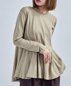 【ビーフラット/bflat】の【M-5L】ペプラムフレアトップス 長袖 ロングスリーブ カットソー ペプラム 人気、トレンドファッション・服の通販 founy(ファニー) ファッション Fashion レディースファッション Fashion for Women トップス・カットソー Cut & Sew Tops カットソー・ベーシックTシャツ Cut-and-Sewn Tops / Stretch Tees & Basics おすすめ Recommended / Our Picks カットソー Cut and Sewn Top ジャケット Jacket, Outerwear スラックス Slacks, Dress Pants スリーブ Sleeve, Long Sleeve / Short Sleeve デニム Denim, Jeans Material ビッグ Big, Oversized フェミニン Feminine, Girly フレア Flare, Flared ベーシック Basic, Essential ペプラム Peplum, Flared Hem ロング Long, Long-Length エレガント 上品 Elegant 楽ちん Easy Fit, Comfortable A/W・秋冬 Autumn/Winter 長袖 Long Sleeve, Full Sleeve thumbnail グレーベージュ|ID: prp329100004730067 ipo3291000000034620997