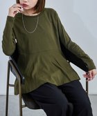 【ビーフラット/bflat】の【M-5L】ペプラムフレアトップス 長袖 ロングスリーブ カットソー ペプラム 人気、トレンドファッション・服の通販 founy(ファニー) ファッション Fashion レディースファッション Fashion for Women トップス・カットソー Cut & Sew Tops カットソー・ベーシックTシャツ Cut-and-Sewn Tops / Stretch Tees & Basics おすすめ Recommended / Our Picks カットソー Cut and Sewn Top ジャケット Jacket, Outerwear スラックス Slacks, Dress Pants スリーブ Sleeve, Long Sleeve / Short Sleeve デニム Denim, Jeans Material ビッグ Big, Oversized フェミニン Feminine, Girly フレア Flare, Flared ベーシック Basic, Essential ペプラム Peplum, Flared Hem ロング Long, Long-Length エレガント 上品 Elegant 楽ちん Easy Fit, Comfortable A/W・秋冬 Autumn/Winter 長袖 Long Sleeve, Full Sleeve thumbnail カーキ|ID: prp329100004730067 ipo3291000000034620998