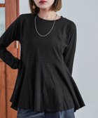 【ビーフラット/bflat】の【M-5L】ペプラムフレアトップス 長袖 ロングスリーブ カットソー ペプラム 人気、トレンドファッション・服の通販 founy(ファニー) ファッション Fashion レディースファッション Fashion for Women トップス・カットソー Cut & Sew Tops カットソー・ベーシックTシャツ Cut-and-Sewn Tops / Stretch Tees & Basics おすすめ Recommended / Our Picks カットソー Cut and Sewn Top ジャケット Jacket, Outerwear スラックス Slacks, Dress Pants スリーブ Sleeve, Long Sleeve / Short Sleeve デニム Denim, Jeans Material ビッグ Big, Oversized フェミニン Feminine, Girly フレア Flare, Flared ベーシック Basic, Essential ペプラム Peplum, Flared Hem ロング Long, Long-Length エレガント 上品 Elegant 楽ちん Easy Fit, Comfortable A/W・秋冬 Autumn/Winter 長袖 Long Sleeve, Full Sleeve thumbnail ブラック|ID: prp329100004730067 ipo3291000000034620999