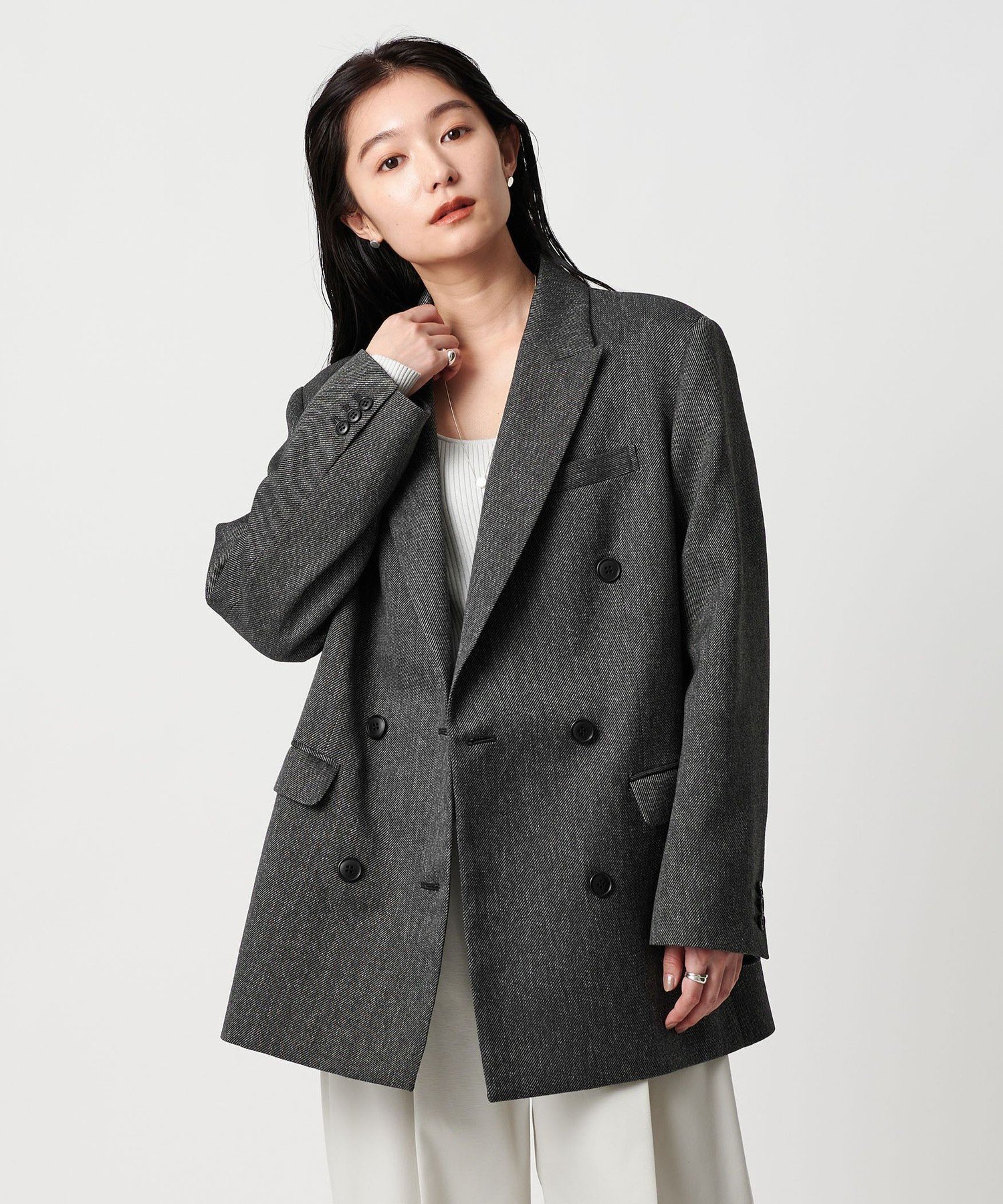 【ユナイテッドアローズ/UNITED ARROWS】のMARW UNITED ARROWS オーバー ダブル ジャケット 人気、トレンドファッション・服の通販 founy(ファニー)  ファッション Fashion レディースファッション Fashion for Women アウター Coat / Outerwear Collection レディースジャケット・軽アウター Jackets 今季 This Season, Current Season ジャケット Jacket, Outerwear ダブル Double, Double-Breasted チェック Check, Plaid, Tartan ツイード Twill, Twill Weave 人気 Popular, Best Seller ポケット Pocket, Pocket Detail ミックス Mix, Mixed Style 無地 Plain, Solid Color おすすめ Recommended / Our Picks ビジネス 仕事 通勤 Business / Work / Commuting  other-1|ID: prp329100004730069 ipo3291000000034169752