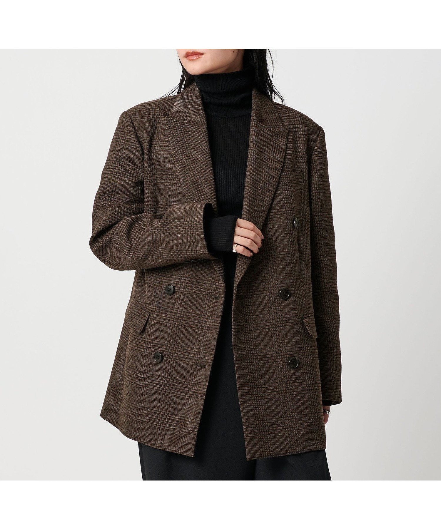 【ユナイテッドアローズ/UNITED ARROWS】のMARW UNITED ARROWS オーバー ダブル ジャケット インテリア・キッズ・メンズ・レディースファッション・服の通販 founy(ファニー)  ファッション Fashion レディースファッション Fashion for Women アウター Coat / Outerwear Collection レディースジャケット・軽アウター Jackets 今季 This Season, Current Season ジャケット Jacket, Outerwear ダブル Double, Double-Breasted チェック Check, Plaid, Tartan ツイード Twill, Twill Weave 人気 Popular, Best Seller ポケット Pocket, Pocket Detail ミックス Mix, Mixed Style 無地 Plain, Solid Color おすすめ Recommended / Our Picks ビジネス 仕事 通勤 Business / Work / Commuting DK.BROWN|ID: prp329100004730069 ipo3291000000034169755