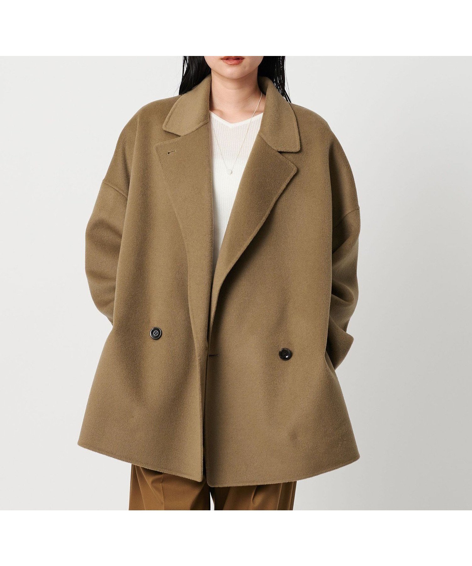 【ユナイテッドアローズ/UNITED ARROWS】のMARW UNITED ARROWS リバー ミドル丈 コート インテリア・キッズ・メンズ・レディースファッション・服の通販 founy(ファニー) 　ファッション　Fashion　レディースファッション　Fashion for Women　アウター　Coat / Outerwear Collection　コート・ロングコート・ピーコート　Long Coats, Peacoats & More　ジャケット　Jacket, Outerwear　人気　Popular, Best Seller　ポケット　Pocket, Pocket Detail　ミドル　Middle Length, Mid Height　ビジネス 仕事 通勤　Business / Work / Commuting　MOCA|ID: prp329100004730079 ipo3291000000034726825