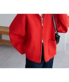 【ディスコート/Discoat】の【新色追加!/WEB限定】Wジップスポンディッシュクルーカーディガン レッド|ID: prp329100004730081 ipo3291000000034169824