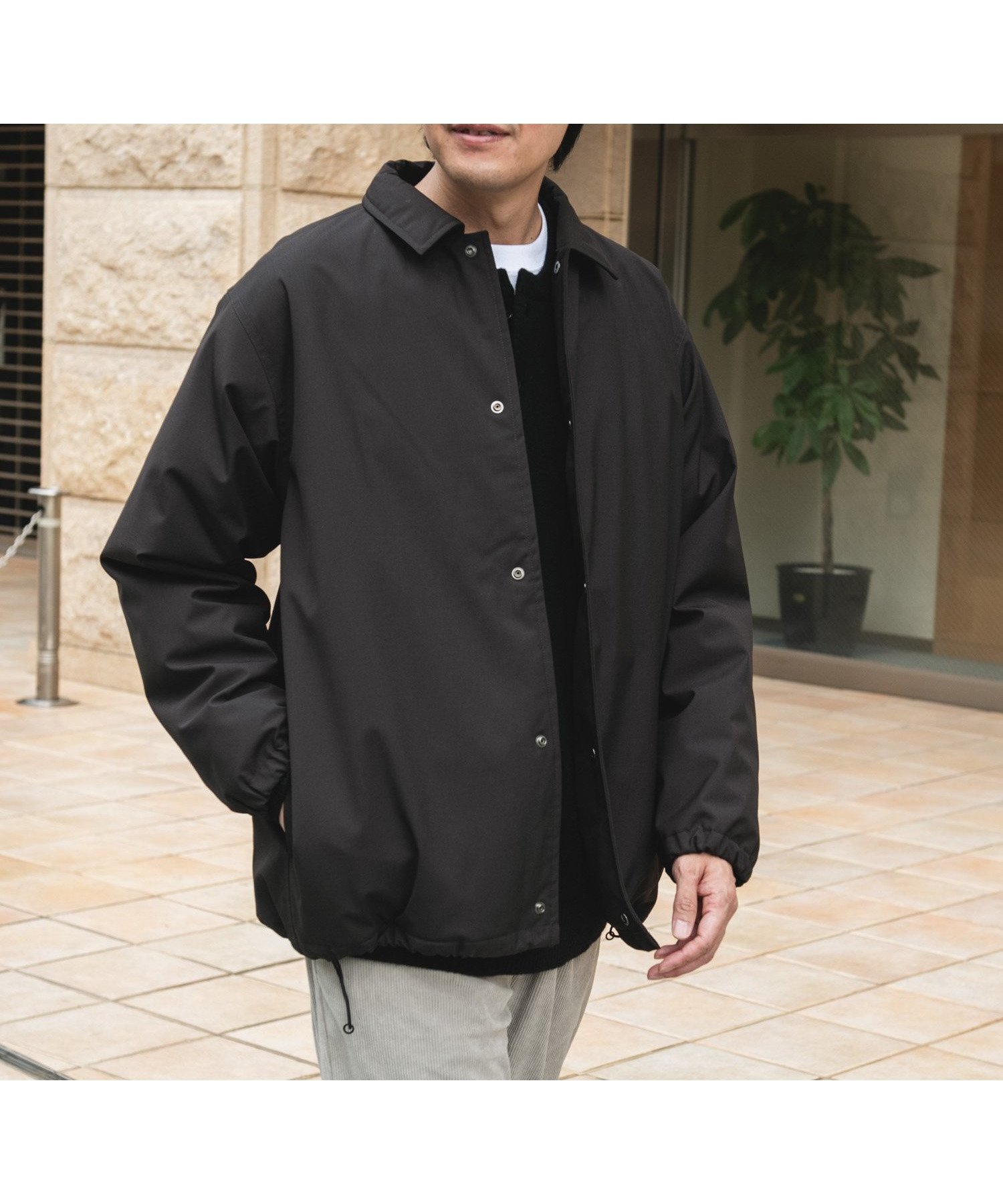 【アーバンリサーチ ドアーズ/URBAN RESEARCH DOORS / MEN】の『撥水/防風』ウールブレンドラミネート 中綿ブルゾン インテリア・キッズ・メンズ・レディースファッション・服の通販 founy(ファニー) 　ファッション　Fashion　メンズファッション　Fashion for Men　スウェット / スエット　Sweatshirt, Sweatwear　スマート　Smart, Elegant　スラックス　Slacks, Dress Pants　ダウン　Down, Puffer　デニム　Denim, Jeans Material　ブルゾン　Blouson, Bomber Jacket　リラックス　Relax, Relaxed Fit　A/W・秋冬　Autumn/Winter　冬　Winter / This Winter　エレガント 上品　Elegant　2025年　2025　2025-2026秋冬・A/W　Autumn/Winter 2025–26 AW25–26　BROWN|ID: prp329100004730090 ipo3291000000034169859