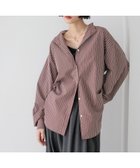 【ローリーズファーム/LOWRYS FARM】のマルチストライプシャツ 人気、トレンドファッション・服の通販 founy(ファニー) ファッション Fashion レディースファッション Fashion for Women トップス・カットソー Cut & Sew Tops シャツ・ブラウス・オフィスカジュアル Elegant Blouses & Button-Ups おすすめ Recommended / Our Picks シャーリング Shirring, Ruched ストライプ Stripe, Striped Pattern ストレート Straight, Straight Cut バランス Balance, Style Balance ワイド Wide, Wide Fit thumbnail ブラウン|ID: prp329100004730104 ipo3291000000034169895
