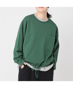 【スタディオ クリップ/studio CLIP】の裾ドロストポケットロングスリーブTシャツ 人気、トレンドファッション・服の通販 founy(ファニー) ファッション Fashion レディースファッション Fashion for Women トップス・カットソー Cut & Sew Tops シャツ・ブラウス・オフィスカジュアル Elegant Blouses & Button-Ups ロングTシャツ・Tシャツ Longline T-Shirts & Tees おすすめ Recommended / Our Picks インナー Innerwear カットソー Cut and Sewn Top シンプル Simple, Minimal タートル Turtleneck, Turtle Collar ポケット Pocket, Pocket Detail 人気 Popular, Best Seller 夏 Summer 春 Spring S/S・春夏 SS, Spring/Summer, Warm Season 秋 Autumn 長袖 Long Sleeve, Full Sleeve |ID:prp329100004730121