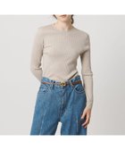 【ユナイテッドアローズ/UNITED ARROWS】のリブ クルーネック ニット 人気、トレンドファッション・服の通販 founy(ファニー) ファッション Fashion レディースファッション Fashion for Women トップス・カットソー Cut & Sew Tops ニット Knit Tops & Sweaters おすすめ Recommended / Our Picks コンパクト Compact, Small Size シルク Silk, 100% Silk シンプル Simple, Minimal フィット Fit, Slim Fit ベスト Vest, Waistcoat thumbnail NATURAL|ID: prp329100004730148 ipo3291000000034862763