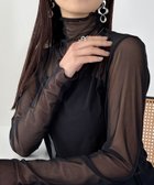 【アウトフィッター ラボ/Outfitter lab】の【ベストセラー/全20色展開】メロウハイネックシアーインナートップス ブラック|ID: prp329100004730149 ipo3291000000034389542