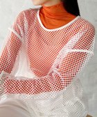 【アウトフィッター ラボ/Outfitter lab】の【ベストセラー/全20色展開】メロウハイネックシアーインナートップス オレンジ|ID: prp329100004730149 ipo3291000000034389568