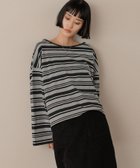 【ローリーズファーム/LOWRYS FARM】のマルチボーダープルオーバーLS 人気、トレンドファッション・服の通販 founy(ファニー) ファッション Fashion レディースファッション Fashion for Women トップス・カットソー Cut & Sew Tops カジュアルプルオーバー・ニットトップス Pullovers & Knit Tops / Casual Pullovers おすすめ Recommended / Our Picks ショート Short, Short Length トレンド Trend, Trending Now ボトム Bottoms, Lower Wear ボーダー Border, Stripe thumbnail グレー12|ID: prp329100004730200 ipo3291000000034170337