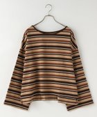 【ローリーズファーム/LOWRYS FARM】のマルチボーダープルオーバーLS 人気、トレンドファッション・服の通販 founy(ファニー) ファッション Fashion レディースファッション Fashion for Women トップス・カットソー Cut & Sew Tops カジュアルプルオーバー・ニットトップス Pullovers & Knit Tops / Casual Pullovers おすすめ Recommended / Our Picks ショート Short, Short Length トレンド Trend, Trending Now ボトム Bottoms, Lower Wear ボーダー Border, Stripe thumbnail ブラウン55|ID: prp329100004730200 ipo3291000000034170340