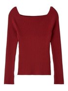 【フレイ アイディー/FRAY I.D】のオフショルデコルテリブニット/ウォッシャブル 人気、トレンドファッション・服の通販 founy(ファニー) ファッション Fashion レディースファッション Fashion for Women トップス・カットソー Cut & Sew Tops ニット Knit Tops & Sweaters ウォッシャブル Machine Washable シルク Silk, 100% Silk シンプル Simple, Minimal スクエア Square, Square Shape スマート Smart, Elegant スリット Slit, Slit Detail デコルテ Décolleté, Neckline 人気 Popular, Best Seller ベーシック Basic, Essential リブニット Rib Knit, Ribbed Knit ワイド Wide, Wide Fit エレガント 上品 Elegant thumbnail RED[046]|ID: prp329100004730205 ipo3291000000034543219