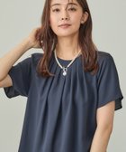 【インディヴィ/INDIVI】の【UVケア】タックブラウス 人気、トレンドファッション・服の通販 founy(ファニー) ファッション Fashion レディースファッション Fashion for Women トップス・カットソー Cut & Sew Tops シャツ・ブラウス・オフィスカジュアル Elegant Blouses & Button-Ups おすすめ Recommended / Our Picks インナー Innerwear シンプル Simple, Minimal ジャケット Jacket, Outerwear ジョーゼット Georgette, Semi-Sheer Fabric スマート Smart, Elegant プリント Print, Printed Pattern ヴィンテージ Vintage Style エレガント 上品 Elegant thumbnail ネイビー|ID: prp329100004730235 ipo3291000000034170475