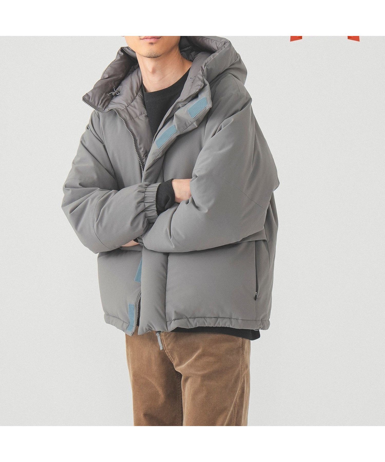 【ビームス/BEAMS / MEN】のDermizax (TM) リバーシブル ダウンジャケット インテリア・キッズ・メンズ・レディースファッション・服の通販 founy(ファニー) 　ファッション　Fashion　メンズファッション　Fashion for Men　ジャケット　Jacket, Outerwear　ダウン　Down, Puffer　フィット　Fit, Slim Fit　フロント　Front, Front Design　ポケット　Pocket, Pocket Detail　リバーシブル　Reversible, Two-Sided　ワイド　Wide, Wide Fit　GREY|ID: prp329100004730270 ipo3291000000034170622