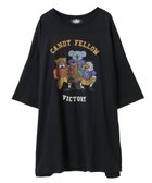 【キャンディストリッパー/Candy Stripper】のCANDY FELLOW BIG BIG TEE 人気、トレンドファッション・服の通販 founy(ファニー) ファッション Fashion レディースファッション Fashion for Women アニマル Animal Print グラフィック Graphic, Graphic Design ルーズ Loose, Oversized thumbnail BLACK|ID: prp329100004730274 ipo3291000000035099513