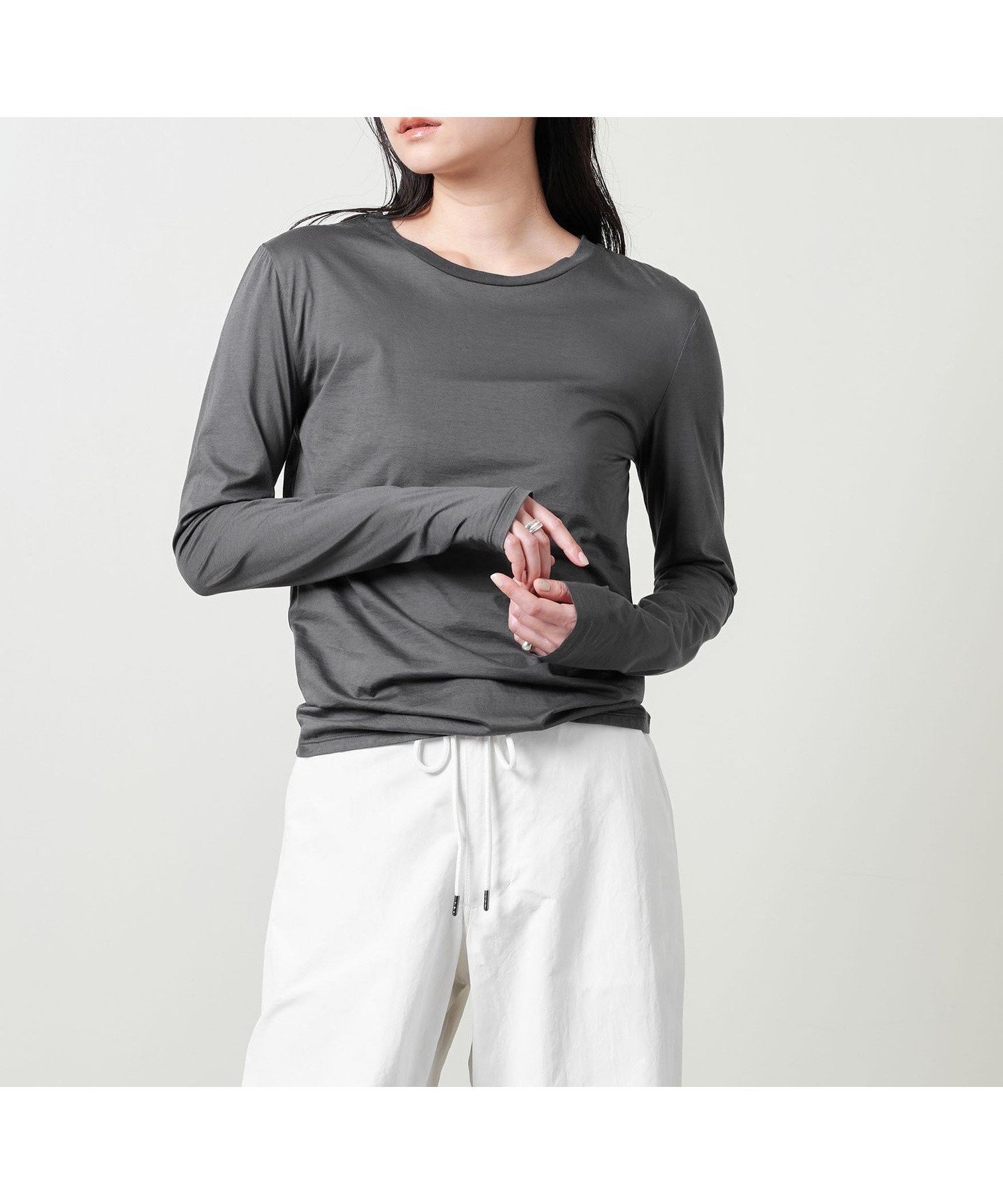 【ユナイテッドアローズ/UNITED ARROWS】のMARW UNITED ARROWS ハイゲージ ロングスリーブ プルオーバー インテリア・キッズ・メンズ・レディースファッション・服の通販 founy(ファニー) 　ファッション　Fashion　レディースファッション　Fashion for Women　トップス・カットソー　Cut & Sew Tops　カジュアルプルオーバー・ニットトップス　Pullovers & Knit Tops / Casual Pullovers　インナー　Innerwear　スリーブ　Sleeve, Long Sleeve / Short Sleeve　トレンド　Trend, Trending Now　定番　Standard, Basic Item　人気　Popular, Best Seller　ベーシック　Basic, Essential　ポケット　Pocket, Pocket Detail　ロング　Long, Long-Length　ビジネス 仕事 通勤　Business / Work / Commuting　DK.GRAY|ID: prp329100004730281 ipo3291000000034996285