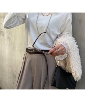 【ジェナ エスパス メルヴェイユ/Jena espace merveilleux】の袖口レースカットソー 人気、トレンドファッション・服の通販 founy(ファニー) ファッション Fashion レディースファッション Fashion for Women トップス・カットソー Cut & Sew Tops カットソー・ベーシックTシャツ Cut-and-Sewn Tops / Stretch Tees & Basics スマート Smart, Elegant レース Lace, Lace Fabric 再入荷 Restock / Back in Stock おすすめ Recommended / Our Picks |ID:prp329100004730300