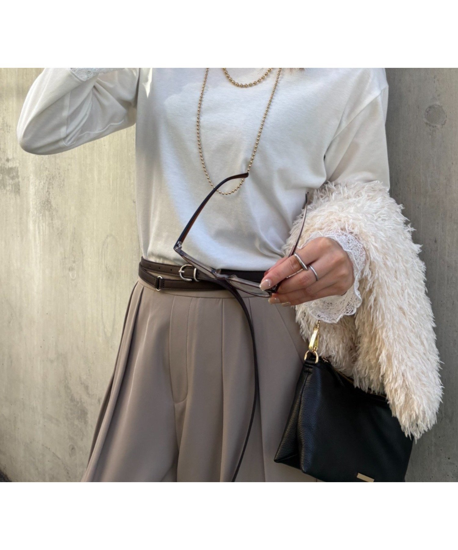 【ジェナ エスパス メルヴェイユ/Jena espace merveilleux】の袖口レースカットソー 人気、トレンドファッション・服の通販 founy(ファニー)  ファッション Fashion レディースファッション Fashion for Women トップス・カットソー Cut & Sew Tops カットソー・ベーシックTシャツ Cut-and-Sewn Tops / Stretch Tees & Basics スマート Smart, Elegant レース Lace, Lace Fabric 再入荷 Restock / Back in Stock おすすめ Recommended / Our Picks  other-1|ID: prp329100004730300 ipo3291000000034312583